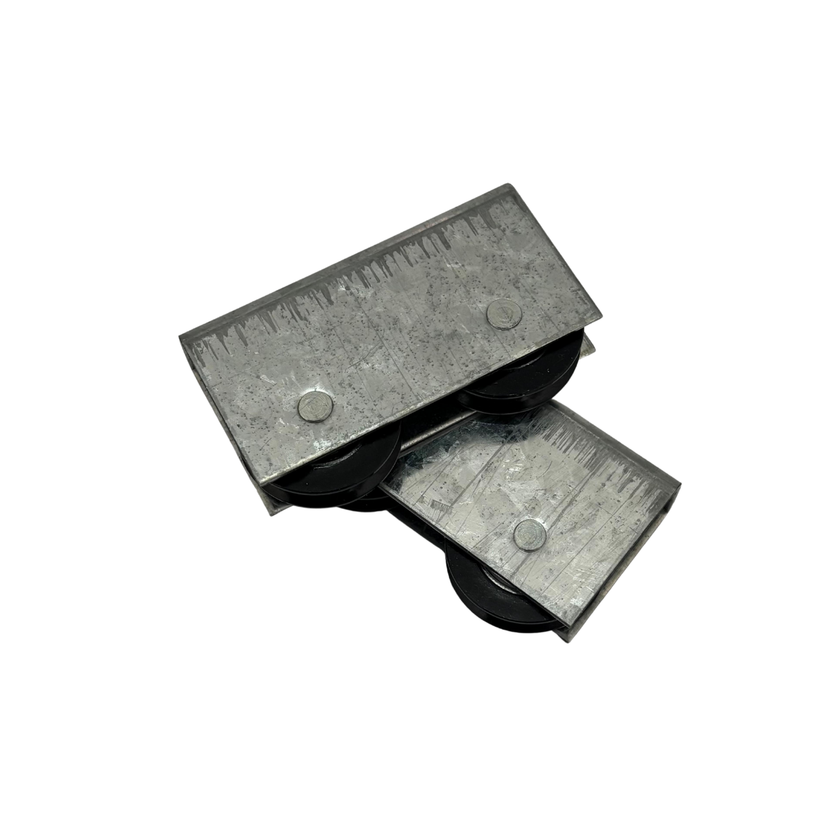Polea Doble para cable acerado Puerta Levadiza